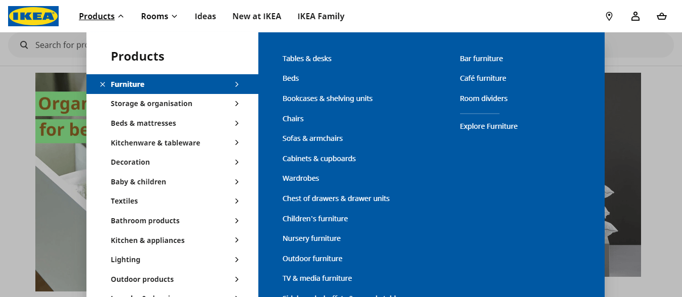 IKEA Menu