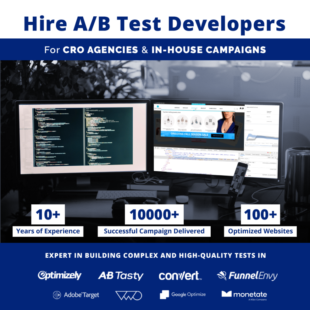 Hire A/B Test Developers - BrillMark.com