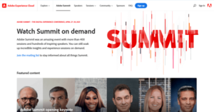 Adobe Summit 2021 The Digital Experience Conference