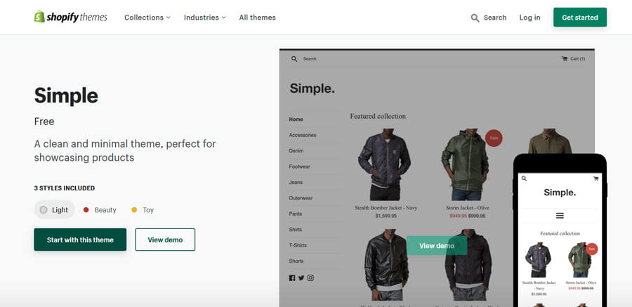 Simple Shopify Theme