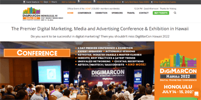 DigiMarCon Hawaii & Pacific - CRO Conferences in July 2022