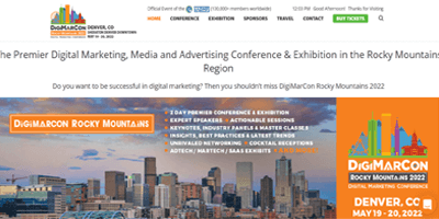 DigiMarCon Rocky Mountain - CRO Conferences in May 2022