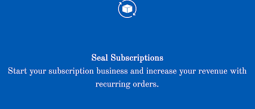 Seal Best Shopify Apps for Subscription - Brillmark