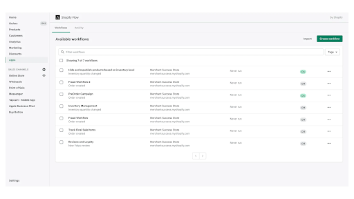 Shopify Flow: Detailed Workflow - Brillmark