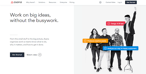 CRO: ASANA Home page - Brillmark